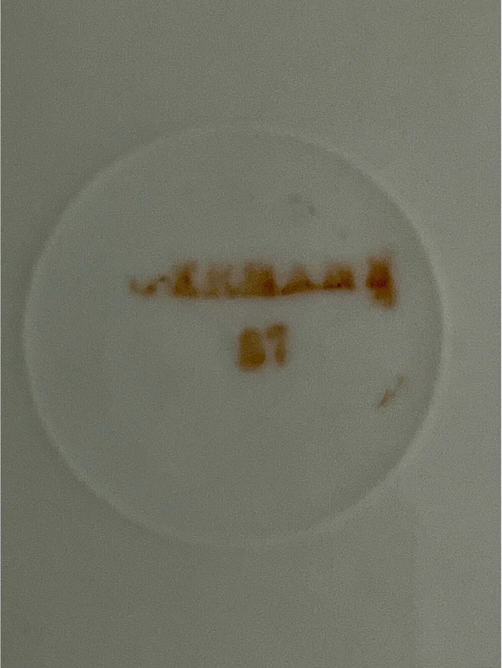 Vintage 7 3/8” Hand-Painted Porcelain Wall Hanging Cabinet Plate – Grapes